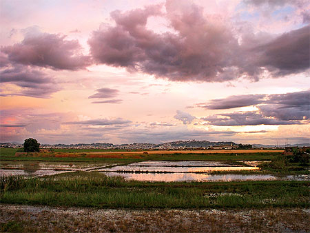 Ciel de tra�ne sur Tana