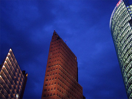 Potsdamerplatz de nuit