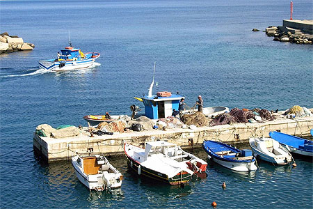 D�part du port