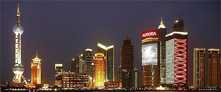 Pudong by night