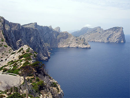 Formentor, vue du phare du cap Formentor