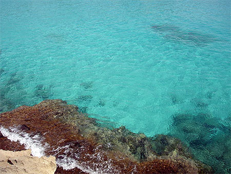 L'eau � Cala Mar�al