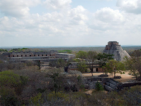 Vue sur Uxmal