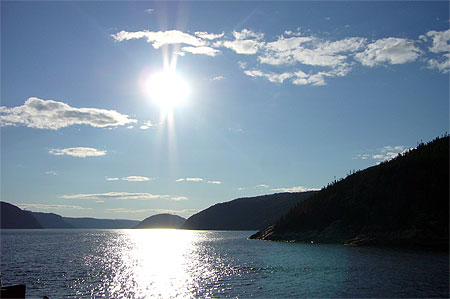 Entr�e du fjord du Saguenay