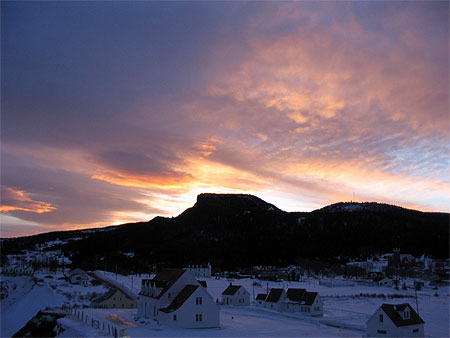 Coucher de soleil au Mont Jolie