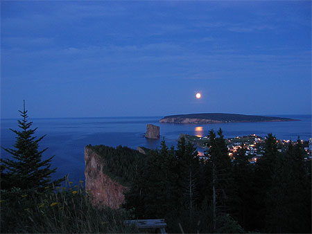 Lever de lune au Pic