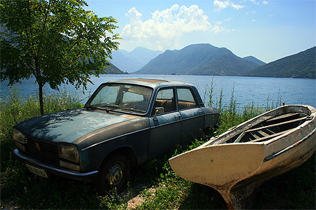 Kotor, ma voiture, mon bateau