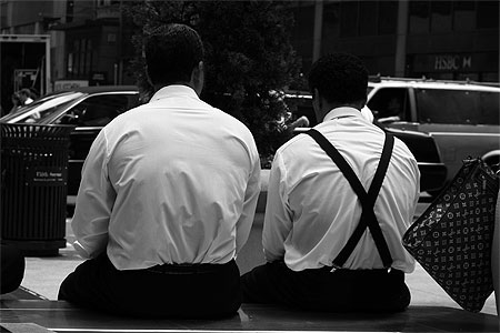 Goldenboys devant la bourse