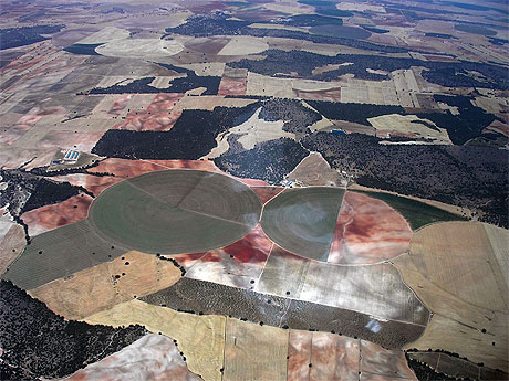 Cultures circulaires au sud d'Albacete