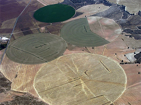 Cultures circulaires au sud d'Albacete