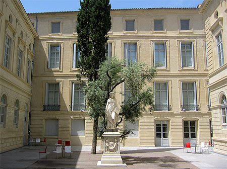 Montpellier, centre ville, l'Ecusson