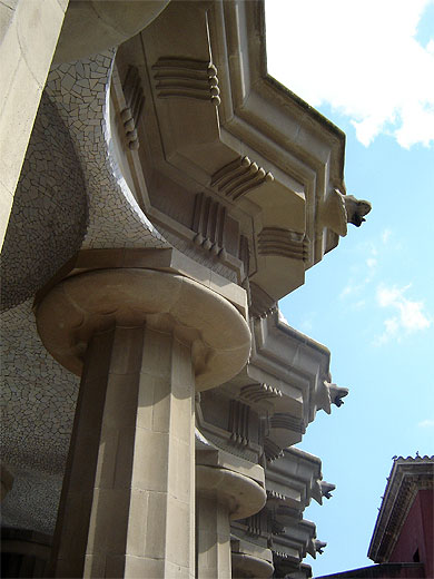 Les gargouilles du parc Guell