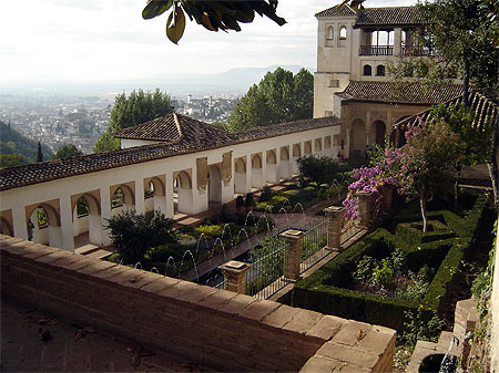 Les jardins de l'Alhambra