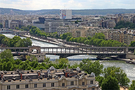 Vue sur Paris depuis la tour Eiffel