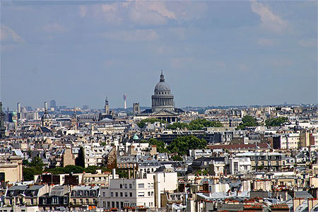 Vue sur Paris depuis la tour Eiffel