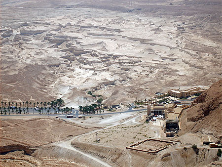 Vue de Massada