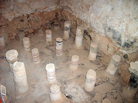 Ruines � Massada