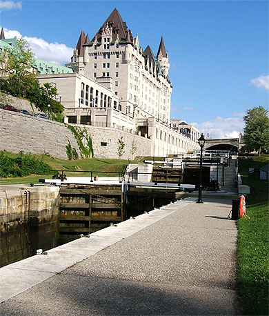 Les �cluses du canal Rideau