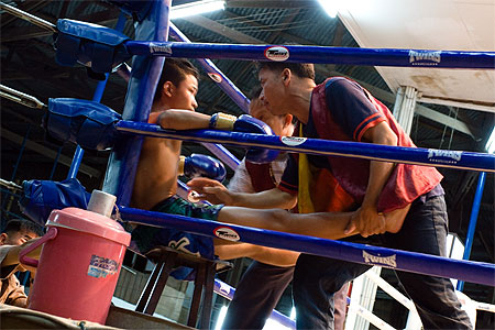 Match de boxe Tha�