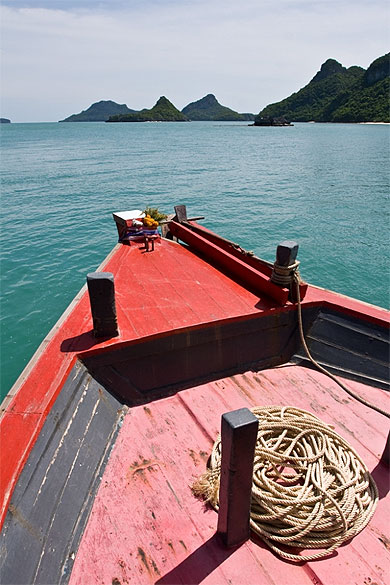Sur la route du parc national d'Ang Thong