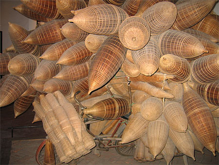 Ancien moyen de transport du p�cheur Vietnamien