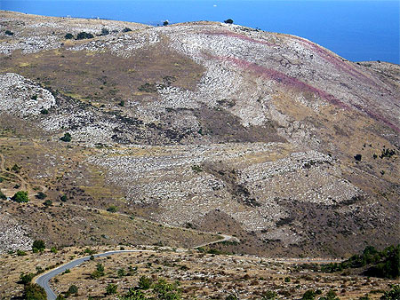 Paysage au col de Vence