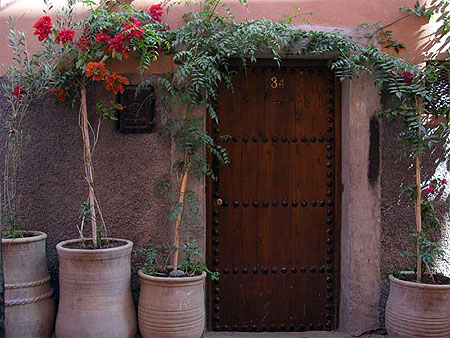Porte d'entr�e fleurie