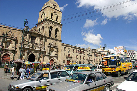 Centre ville de La Paz 