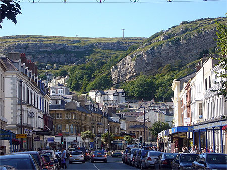 Rue commer�ante de Llandudno