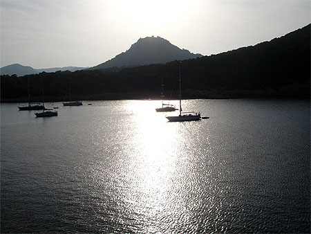 Coucher de soleil � Cala Agulla