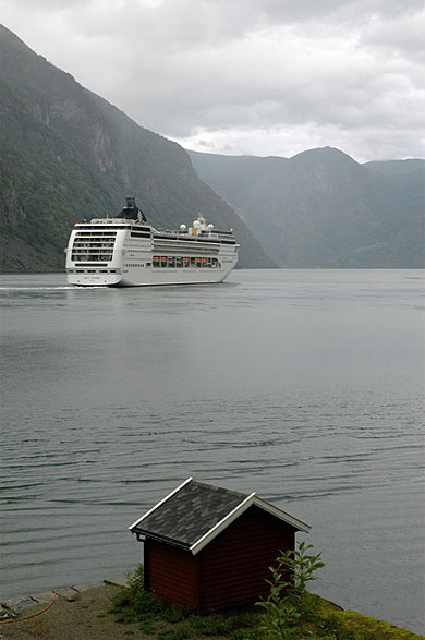 En chemin vers les fjords