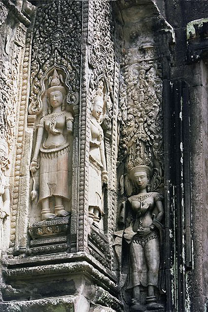 D�tails des sculptures � Thommanom
