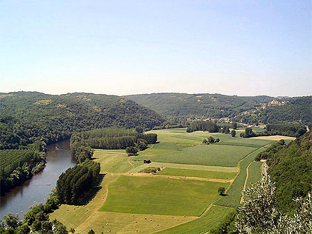 Vue des Jardins suspendus de Marqueyssac