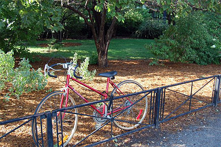 A bicyclette