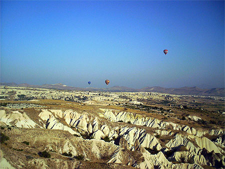 Visite en mongolfi�re