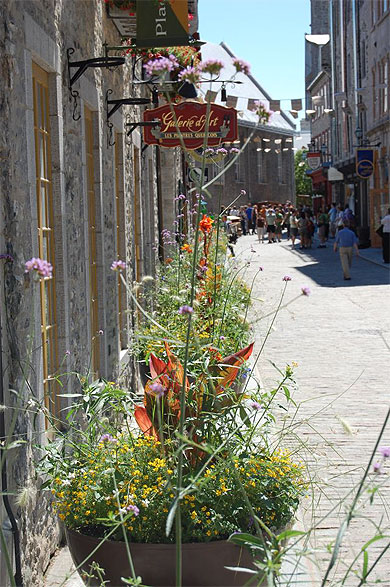 Dans les rues de Qu�bec