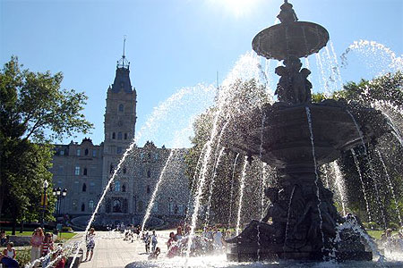 Fontaine du Parlement qu�b�cois