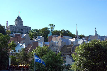 Les toits du vieux Qu�bec
