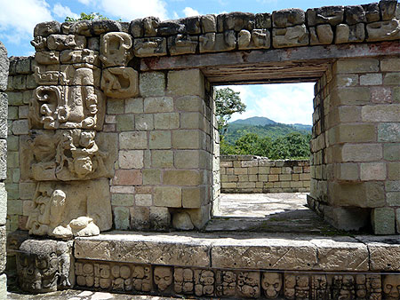 La plaza Oriental de Copan
