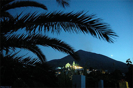 La nuit tombe sur Stromboli