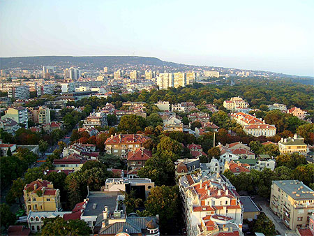 Varna vue du ciel