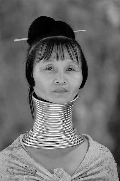 Femme girafe de Mae Hong Son