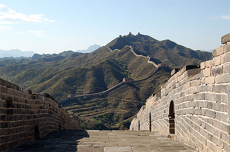 La Muraille de Chine vue � Simatai