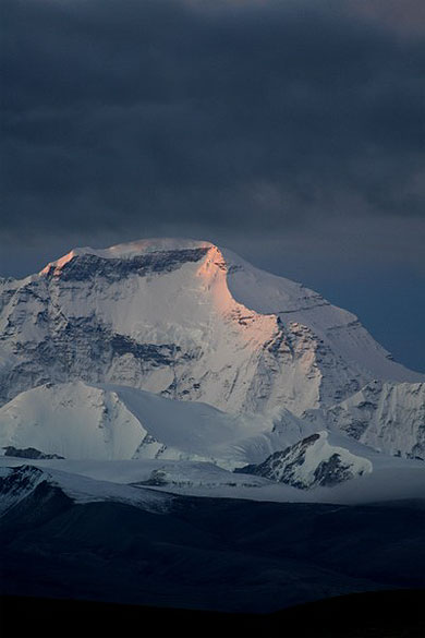 Vue sur le Cho Oyu (Tibet)