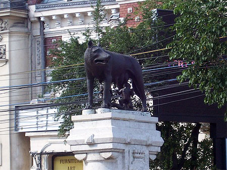Statue de R�mus et Romulus