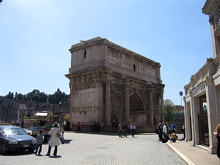 Autour du forum romain