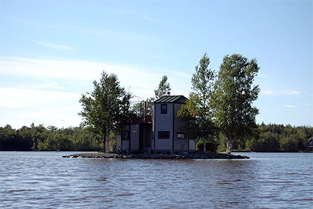 �le sur le Lac Saint Charles
