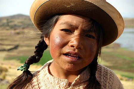 Sur les rives du lac Titicaca