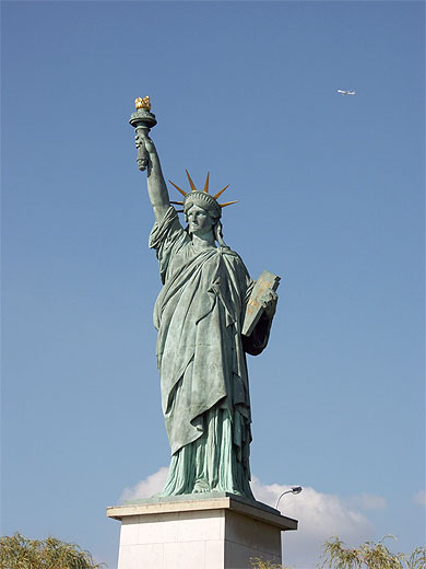 La statue de la libert� � Paris