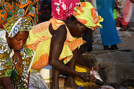 Retour des p�cheurs au port de Mbour